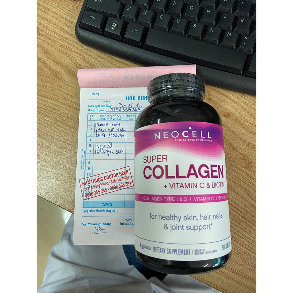 NEOCELL SUPER COLLAGEN + VITAMIN C & BIOTIN 360 VIÊN