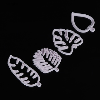 Set 4 khuôn cắt bánh quy hình lá nhiệt đới