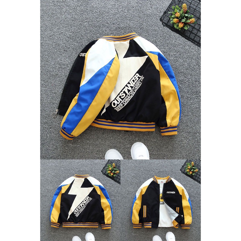 Áo Khoác Bóng Chày Thời Trang Mùa Xuân Cho Bé Trai 2022