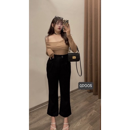 QD005 (5size 55-100kg) Quần Suông Ống Loẹ Nhẹ Maii Thươngg Bigsize | BigBuy360 - bigbuy360.vn