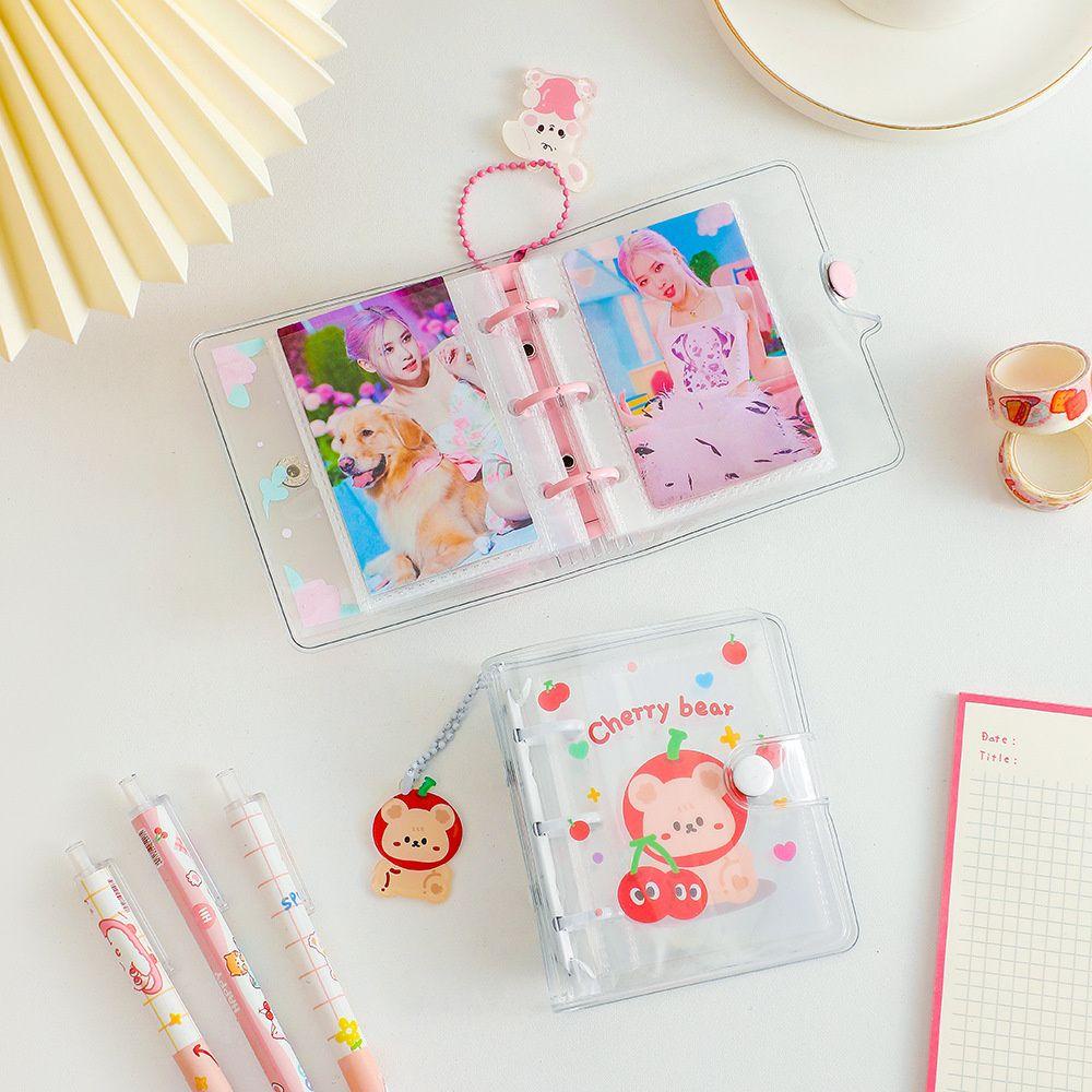 Cuốn Album Ảnh 3 Lỗ Mini Họa Tiết Lá Rời Dễ Thương