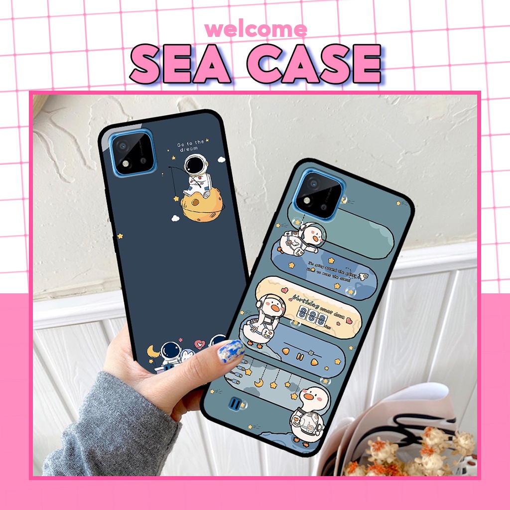 Ốp lưng Realme C11 2021 - C20 - C11 2020, Ốp điện thoại in hình vũ trụ,hoạt hình,phi hành gia – lưng nhựa viền dẻo