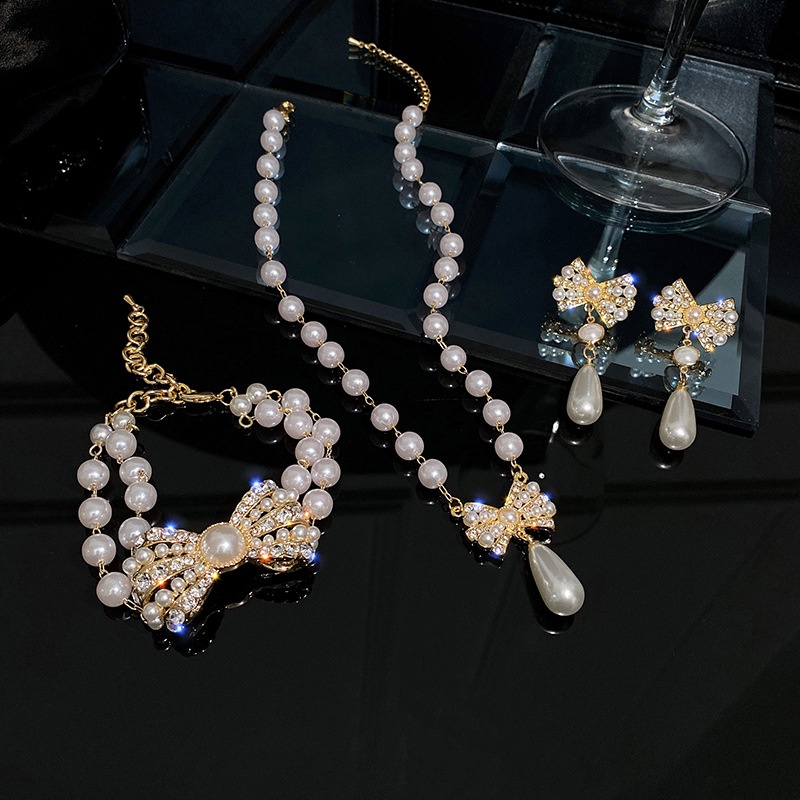 Vòng cổ/Vòng Tay/Vòng cổ Ngọc Trai Đơn Giản Hàng Mới 2022 Dành Cho Nữ