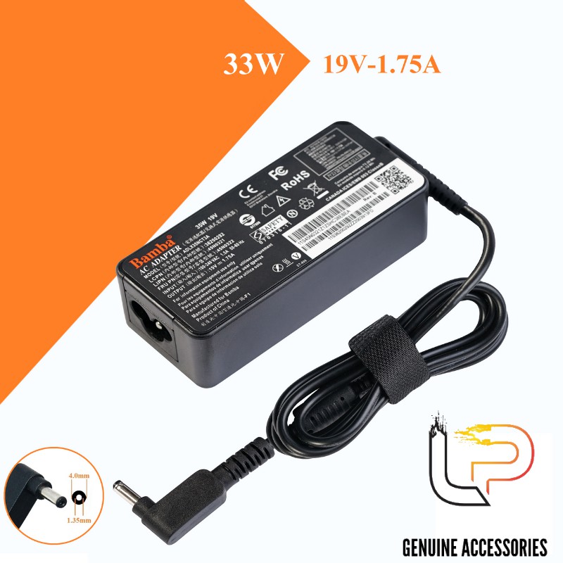 BỘ SẠC LAPTOP ASUS 19V-1.75A  BAMBA - ADAPTER LAPTOP ASUS 19V-1.75A  BAMBA