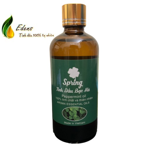 Chai 100ml tinh dầu Bạc Hà nguyên chất 100% thiên nhiên Viện hàn lâm