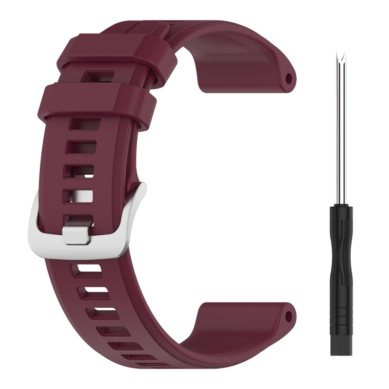 Dây Đeo Thay Thế Chất Liệu Silicon Màu Trơn Cho Garmin Forerunnerg1