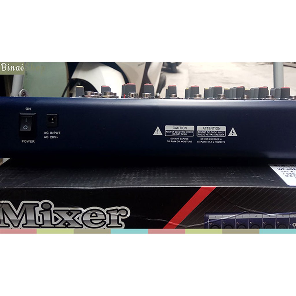 [Mã ELHACE giảm 4% đơn 300K] Bộ trôn âm Mixer mini Bluetooth 10 cổng vào EAROBE WF-4G pro