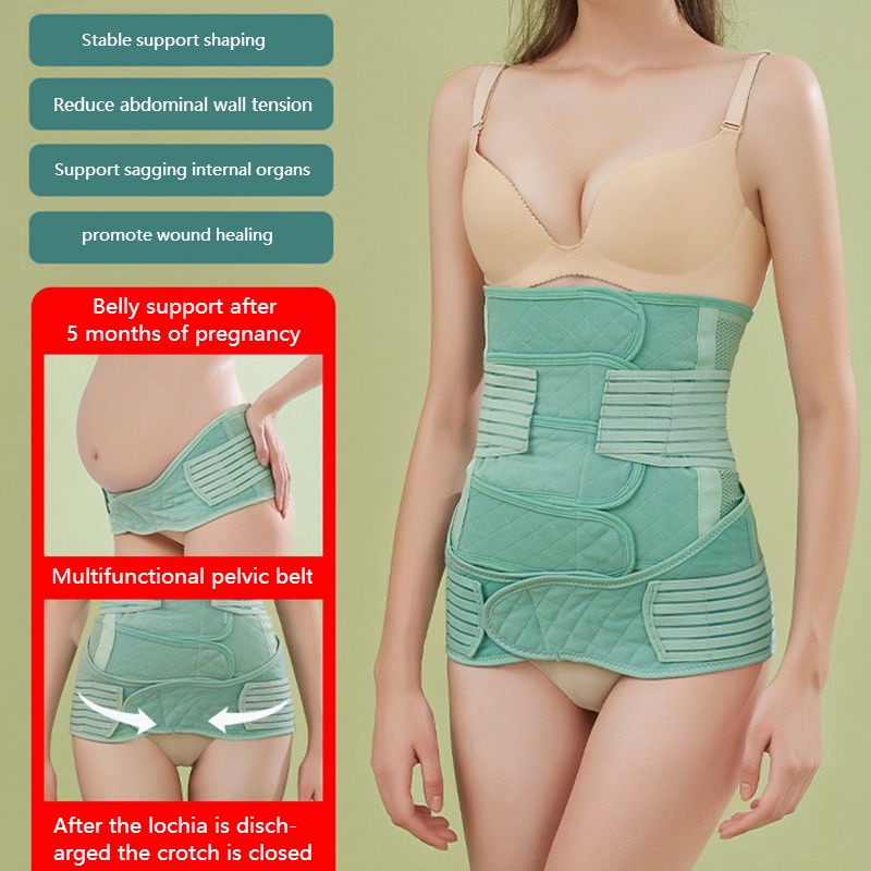 Băng bụng sau sinh tăng cường | Xương chậu cố định cho phụ nữ mang thai | Phổ biến cho phần bình thường và sinh mổ