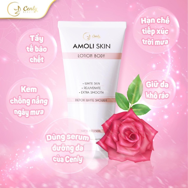 Body LOTION AMOLI SKIN [ TRẮNG NGAY SAU 7 NGÀY SD ] tặng kèm mask trà xanh hoặc bạc hà tuỳ chọn | BigBuy360 - bigbuy360.vn