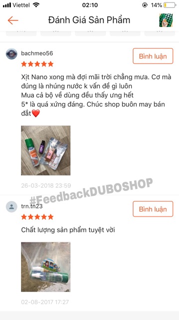 [CHÍNH HÃNG] COMBO 2 Bình Nano Chống Nước - X3 Sức Mạnh !!!