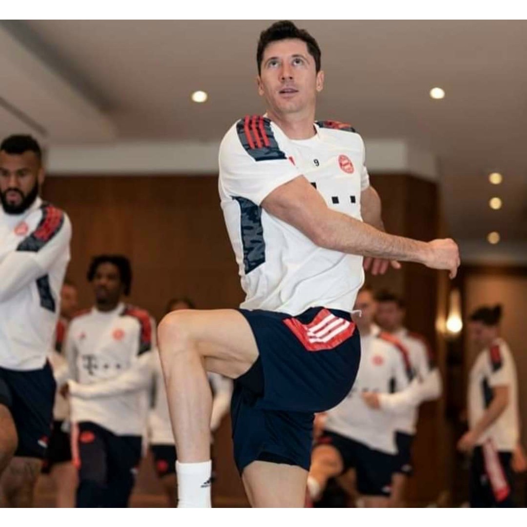 Bộ Áo Đấu Bayern Training 2021/22 ⚡FREE SHIP⚡ Bộ Quần Áo Bóng Đá CLB Bayern Training Trắng 2021/22 Vải Gai Thái Siêu Đẹp