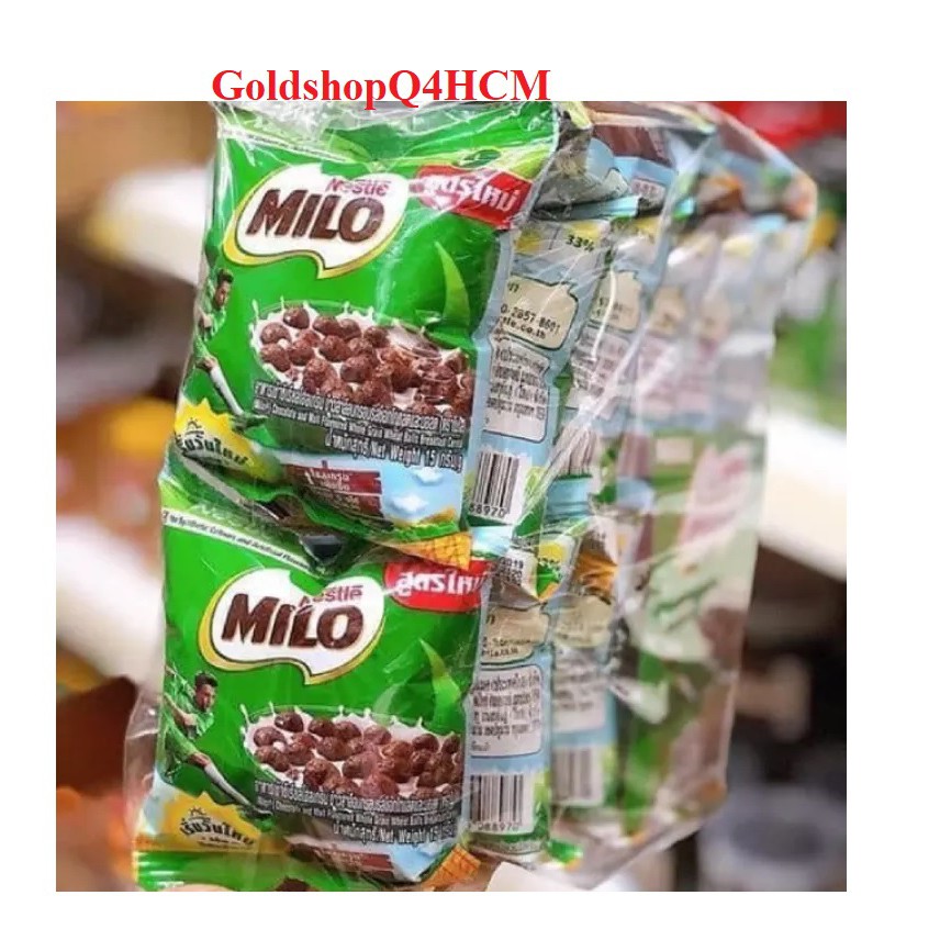 Combo 12 gói snack milo gói 15gr