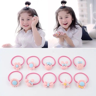 1 Dây cột tóc nhiều hình cho bé gái
