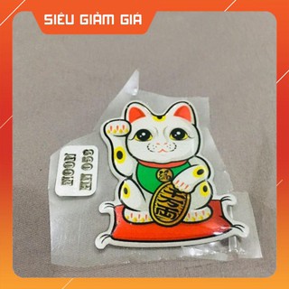 [SALE SỐC] [ HÃY DỪNG LẠI CÁC BIKER ƠI] TEM DÁN TRANG TRÍ XE MÁY HÌNH CHÚ MÈO CUTE CỰC KỲ DỄ THƯƠNG LUÔN (SIÊU RẺ)