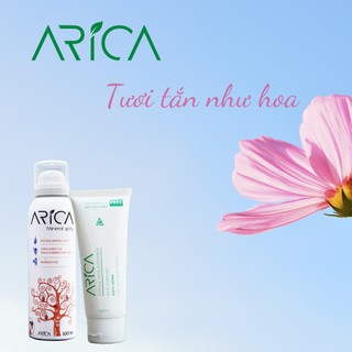COMBO SỮA RỬA MẶT ARICA CHAI 100 ML, XỊT KHOÁNG ARICA 100ML, Bách Hóa Thực Phẩm Sạch