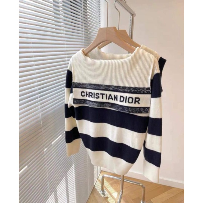 ÁO LEN KẺ THỦY THỦ DIOR