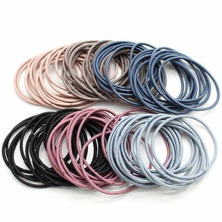 Set Dây Chun Buộc Tóc 100c Kèm Túi Zip Xịn Xò  Mix Nhiều Màu