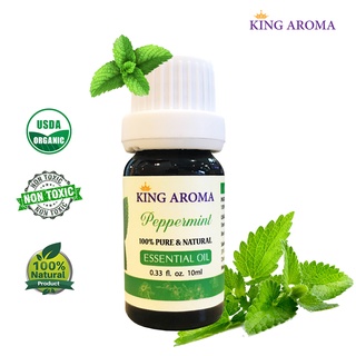 Tinh Dầu Bạc Hà Kingaroma - Peppermint Essential Oil | 100% Nguyên Chất | Cao Cấp, hỗ trợ hô hấp, đuổi chuột