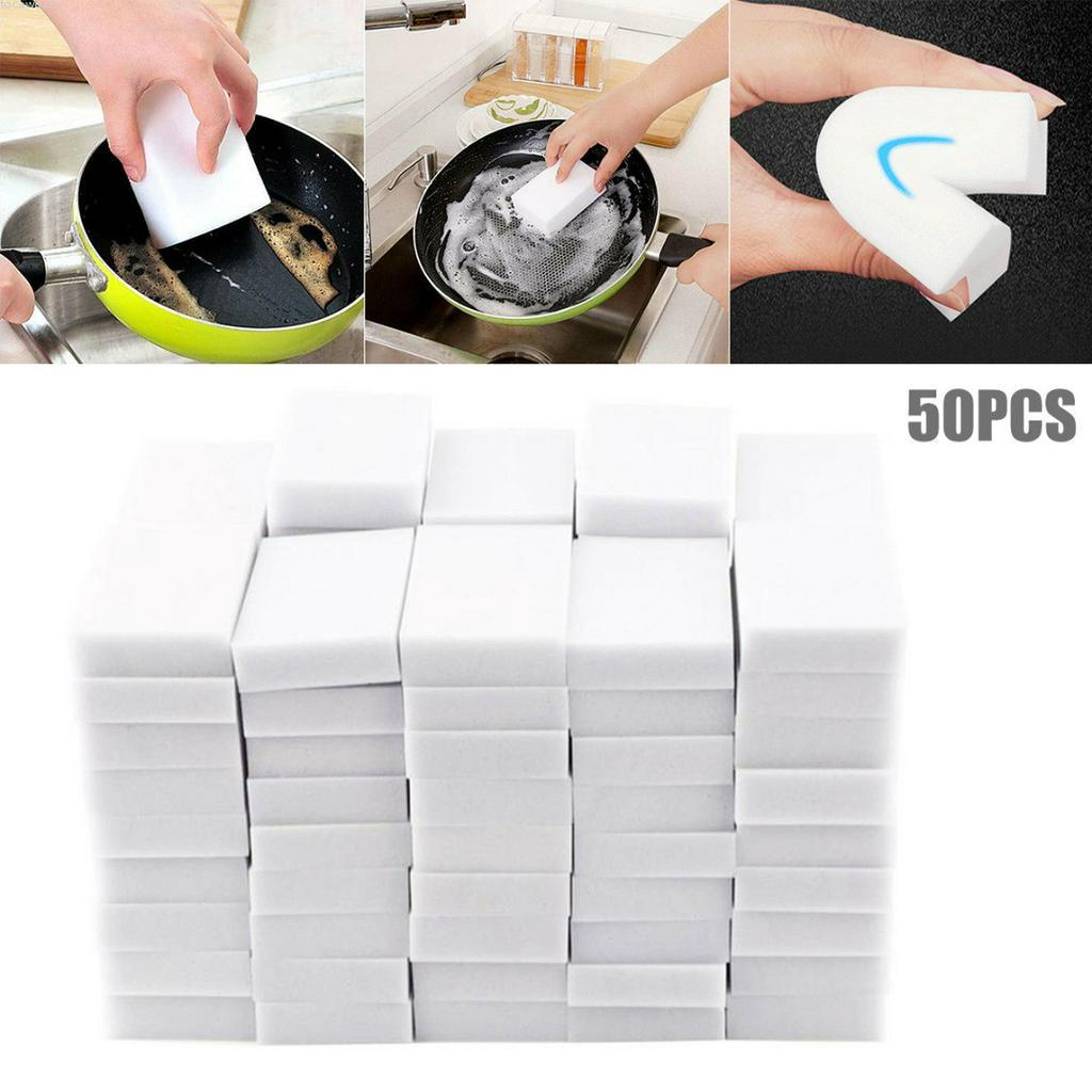 Set 50 Miếng Xốp Nano Vệ Sinh Đa Năng Tiện Dụng 100x60 X 20mm