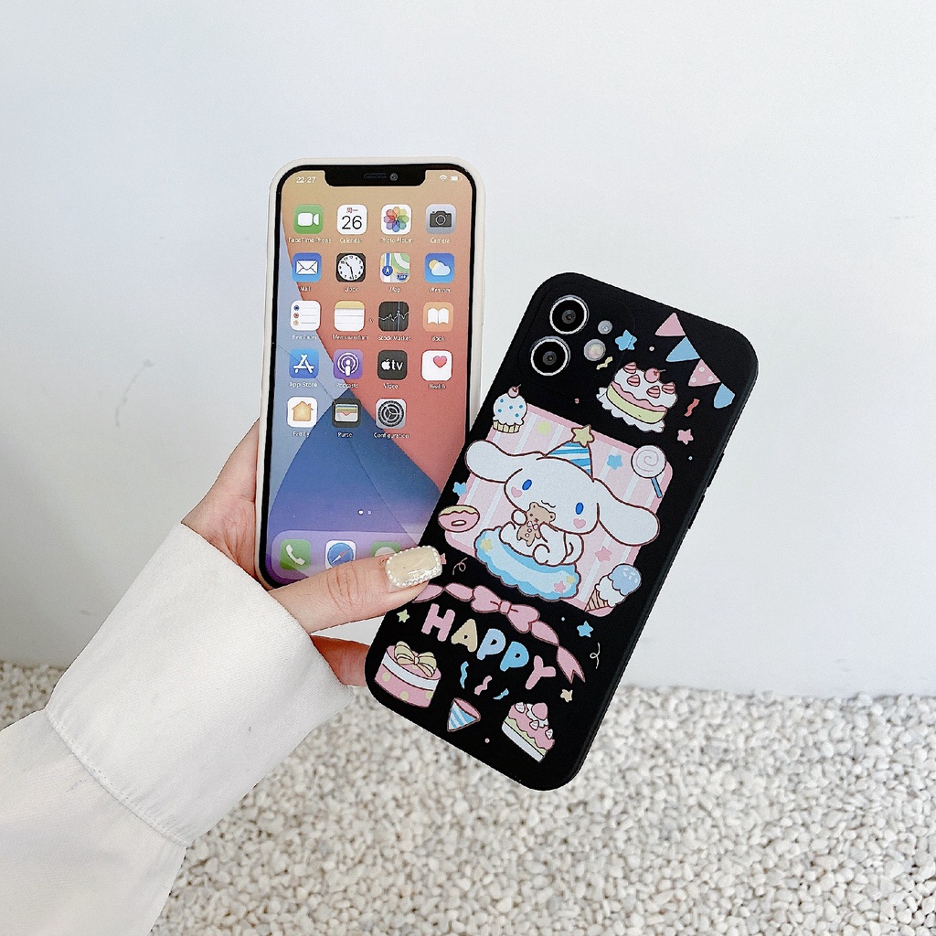 Ốp Điện Thoại Hình Cinnamoroll Cho Iphone 13 / Pro / Pro / MAX / mini / 11 / XR / Chống Sốc / XS / MAX / ins / 7 / 8P / 6S / SE