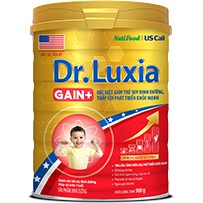 Sữa Dr. Luxia gain+ hộp 900gr cho trẻ suy dinh dưỡng thấp còi