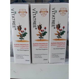 Chai xịt họng keo ong Vitatree của Úc