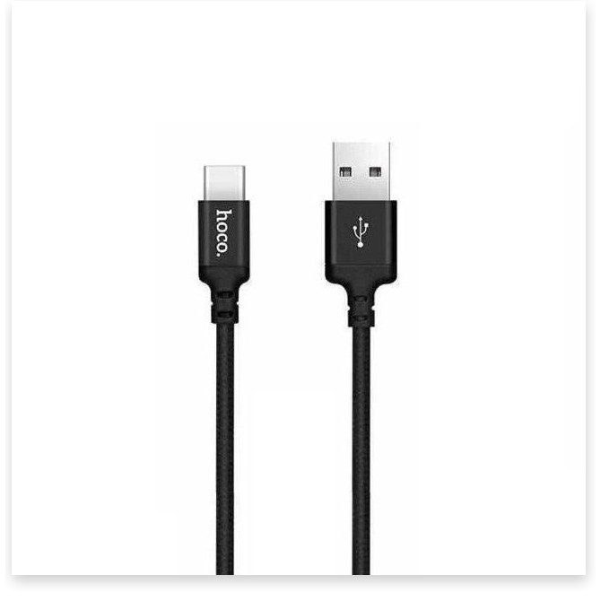 Cáp sạc nhanh truyền dữ liệu Type-C Hoco X14 sạc nhanh 2A Max dây bọc dù - MrPhukien