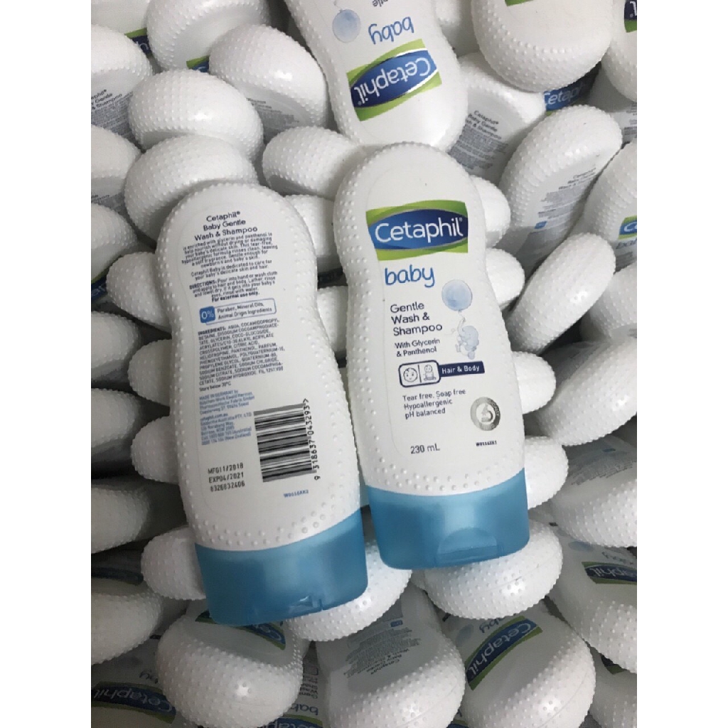 FREESHIP| Combo sữa tắm cho bé cetaphil úc
