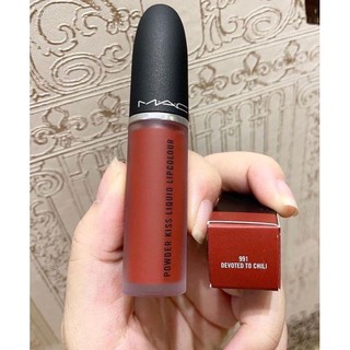 [Số Lượng Có Hạn] Son Kem Mac 991 Devoted To Chili Đỏ Đất