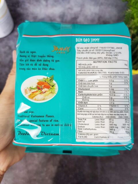 [Mã 77FMCGSALE1 giảm 10% đơn 250K] [Jimmy] BÚN KHÔ SẠCH 250g | BigBuy360 - bigbuy360.vn