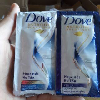 Combo 10 gói dove gội/ xả
