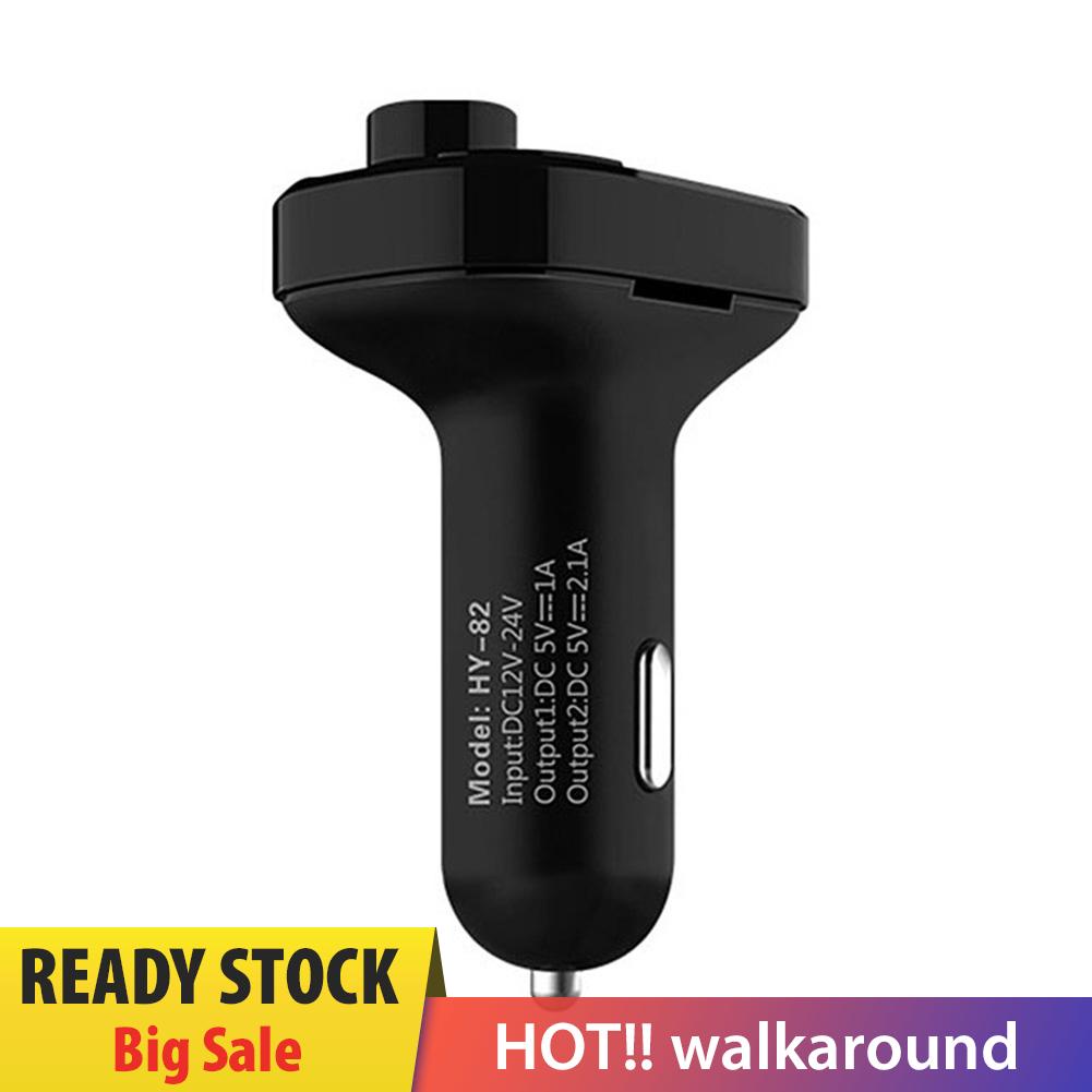 Tẩu Sạc Hai Cổng USB Bluetooth HY-82 Tích Hợp Máy Nghe Nhạc MP3 FM
