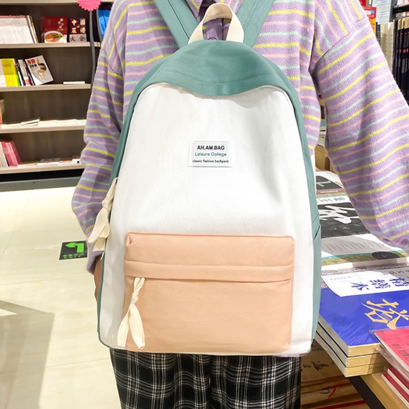 Ba Lô Đựng Laptop Thiết Kế Đơn Giản Dễ Thương Cho Tuổi Teen