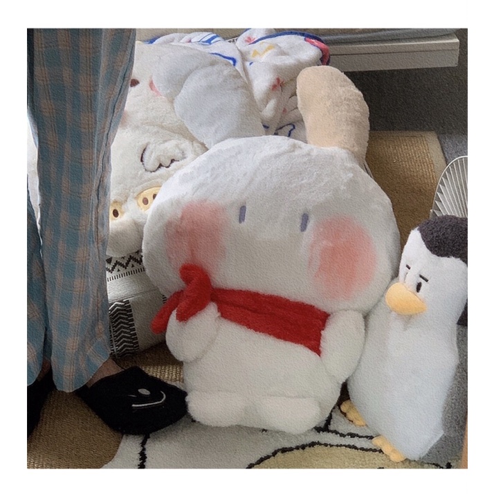 Gấu bông thỏ lông xù