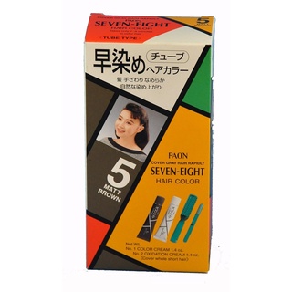 Thuốc nhuộm tóc phủ bạc seven eight #05 matt brown