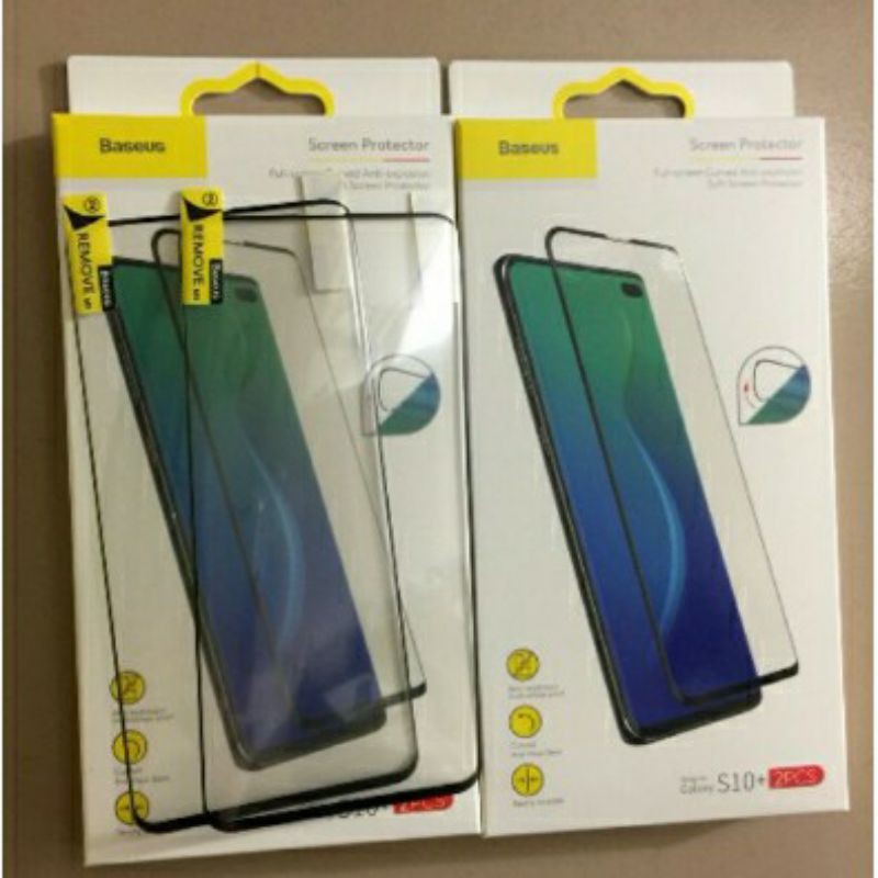Bộ 2 dán dẻo Baseus cho Máy Samsung S10+/ S10 Plus.