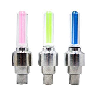 Combo 02 đèn gắn van xe phát sáng, dùng cho xe đạp, xe máy siêu độc đáo & cá tính