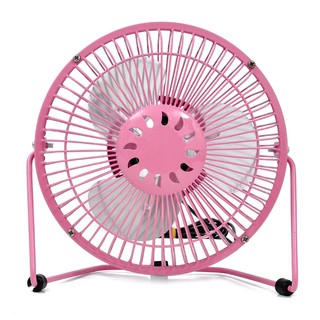 Quạt lồng sắt 3 cánh USB mini Fan Lileng-819 loại lớn 20cm (Giao màu ngẫu nhiên)