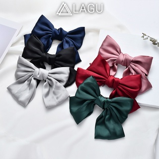  Nơ kẹp tóc tiểu thư phong cách Hàn Quốc phụ kiện cỡ size lớn hottrend cho nữ đẹp LAGU Accessories 