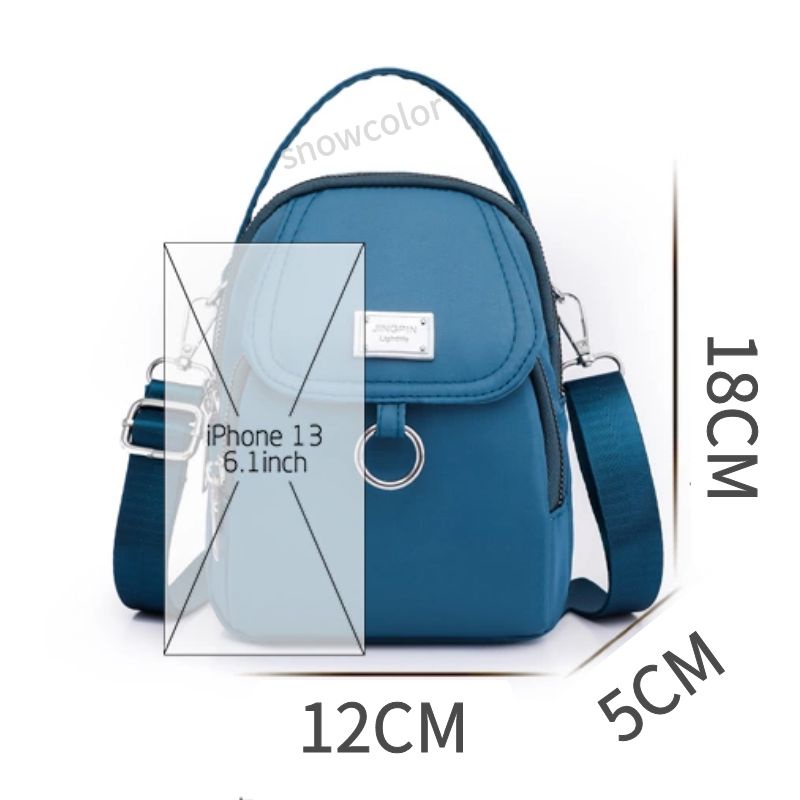 Túi Đeo Chéo Canvas Mini Chống Nước Phong Cách Hàn Quốc Beg Silang Perempuan Cho Nữ Beg Tangan Wanita Murah Cantik