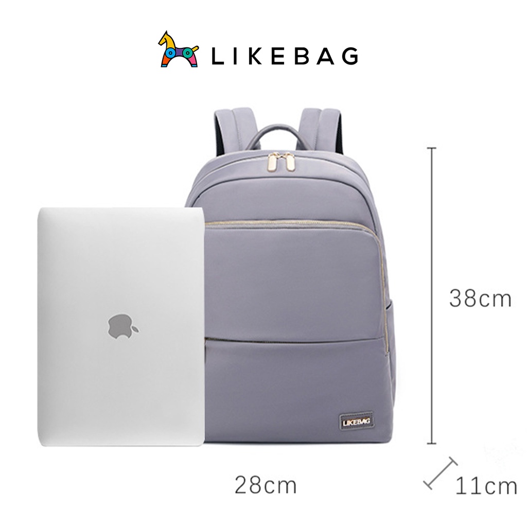 Balo nam nữ đựng laptop gọn nhẹ LIKEBAG nhiều ngăn tiện dụng 221SJB9003 - LIKEBAG