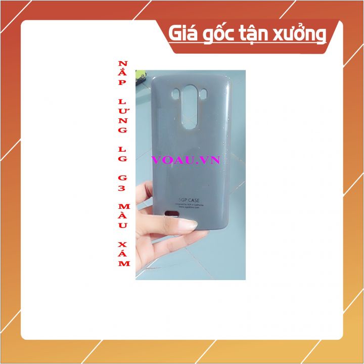 NẮP LƯNG LG G3 MÀU XÁM