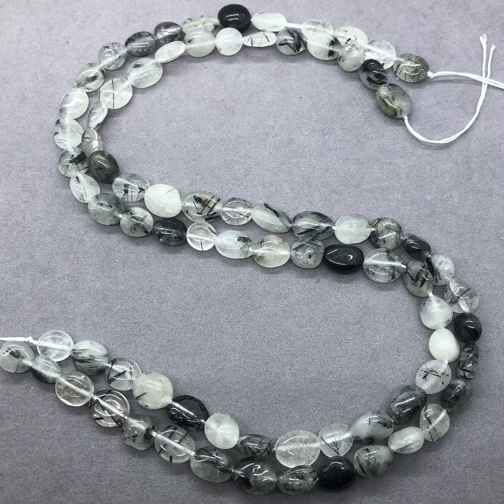 Hạt Đá Thạch Anh Đen Tự Nhiên Dùng Làm Đồ Trang Sức Diy