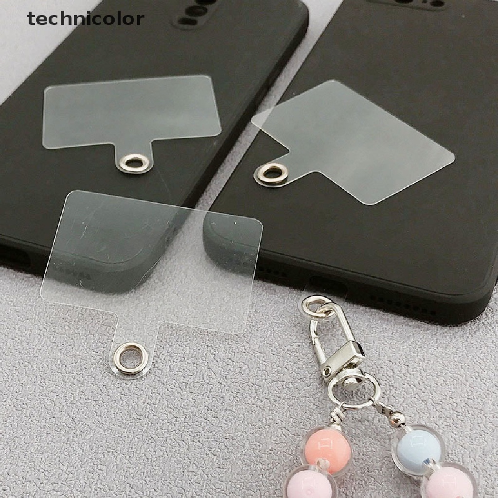 Set 5 Dây Đeo Thẻ Gắn Điện Thoại Cố Định Chống Thất Lạc Không Cần Lỗ Kẹp Trong Suốt TYG