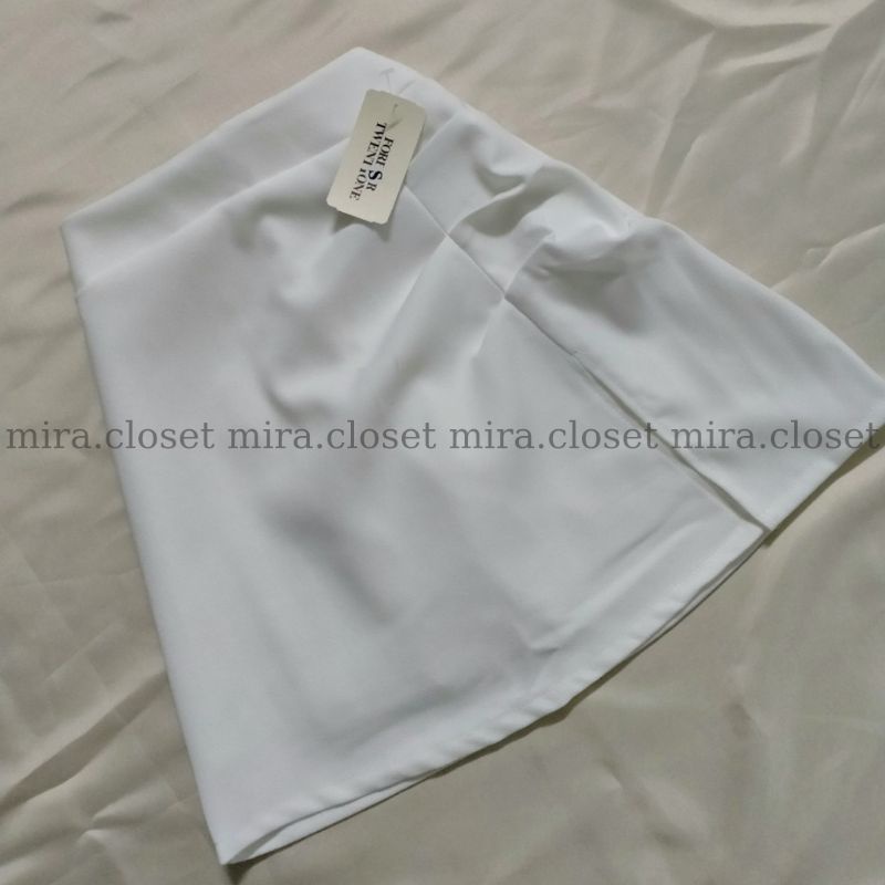 Chân Váy Nhún Xẻ Tà 1 Bên MIRA.CLOSET C020