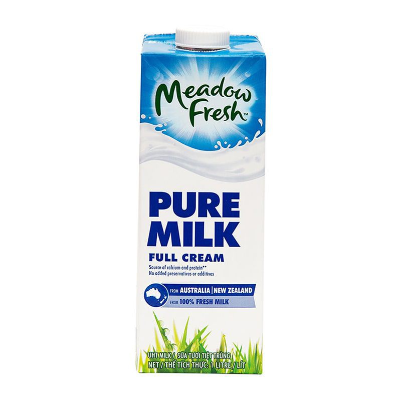 Sữa tươi tiệt trùng nguyên kem hiệu Meadow Fresh hộp 1L