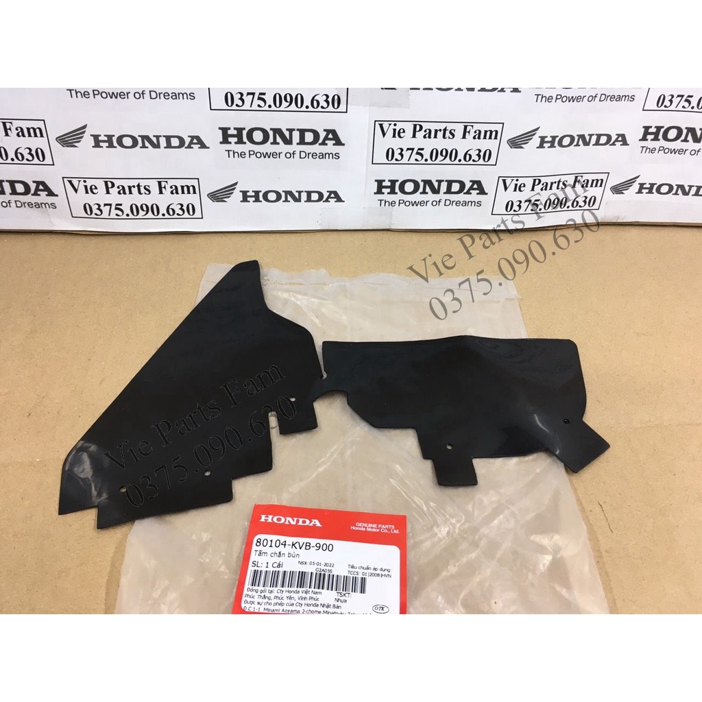 Cao su chắn bùn che máy Click 110, hàng din honda mới 100%