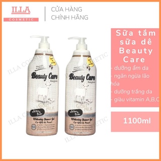 Sữa tắm cấp ẩm Thái Lan Sữa tắm trắng da sữa Dê Beauty Care Bangkok Goat Milk 1100ml