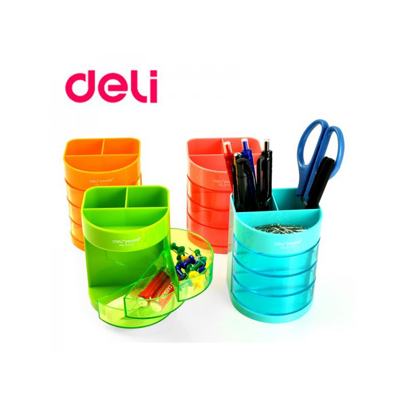 Cắm bút xoay tiện lợi deli 9152 ( Cắm bút bán chạy nhất năm 2020)