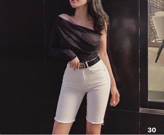 QUẦN TRẮNG SHORT NGỐ